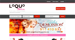 Desktop Screenshot of loquosex.com